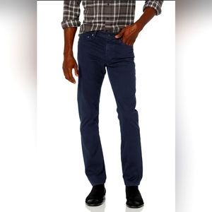 AG Adriano Goldschmied Men's 34x32 Everett Slim Straight Leg Pants Black